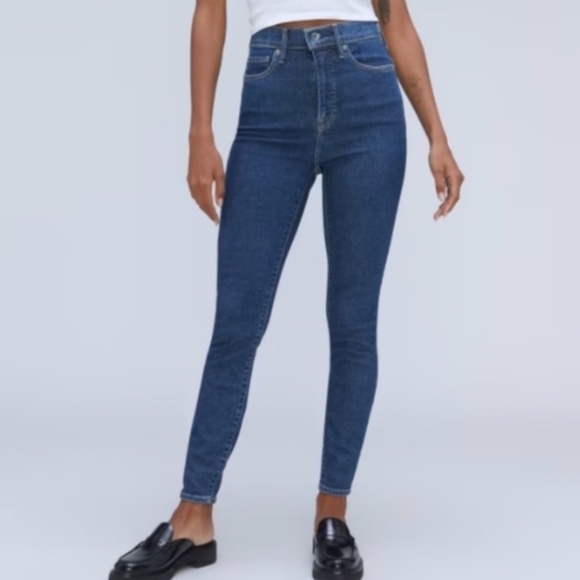 Everlane The Way High Skinny Jeans Indigo sz 26 regular - Picture 3 of 7